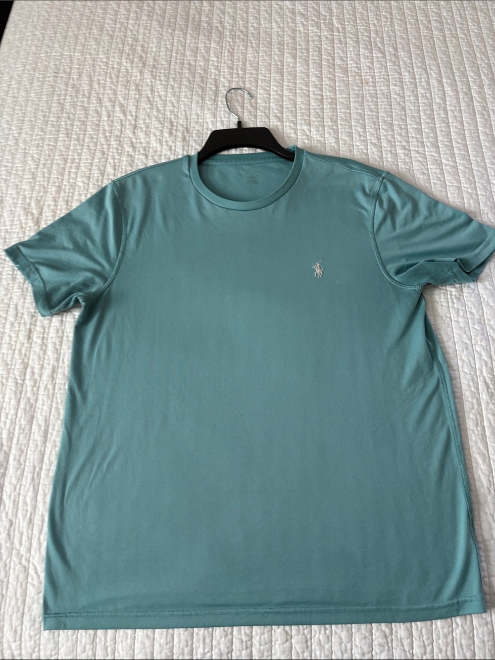 Polo by Ralph Lauren Men’s Crewneck T-Shirt in Teal Blue